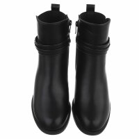 Damen High-Heel Stiefeletten - black