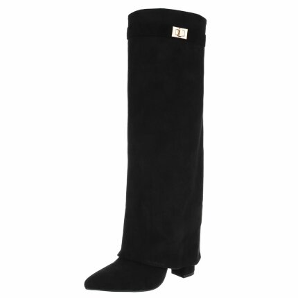 Damen High-Heel Stiefel - black Gr. 38