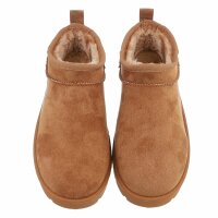 Damen Winterstiefeletten - camel