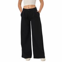 Damen Bootcut Jeans von Laulia - black