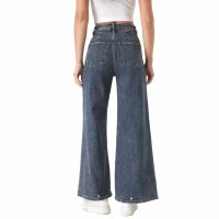 Damen Bootcut Jeans von Laulia - blue