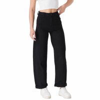 Damen High Waist Jeans von Laulia - black