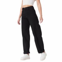 Damen High Waist Jeans von Laulia - black