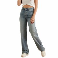 Damen High Waist Jeans von Laulia - blue