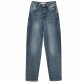 Damen High Waist Jeans von Laulia - blue