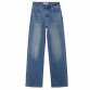 Damen High Waist Jeans von Laulia - blue