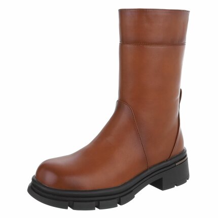 Damen Klassische Stiefeletten - camel