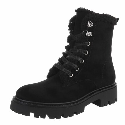 Damen Schnürstiefeletten - black