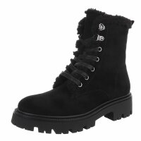 Damen Schnürstiefeletten - black