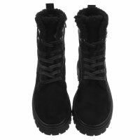 Damen Schnürstiefeletten - black