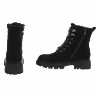Damen Schnürstiefeletten - black