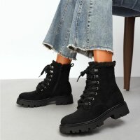 Damen Schnürstiefeletten - black