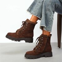 Damen Schnürstiefeletten - brown