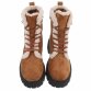 Damen Schnürstiefeletten - camel
