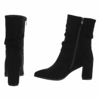 Damen High-Heel Stiefeletten - black