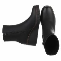 Damen Keilstiefeletten - black