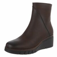 Damen Keilstiefeletten - brown