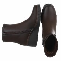 Damen Keilstiefeletten - brown