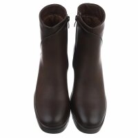 Damen Keilstiefeletten - brown