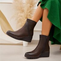 Damen Keilstiefeletten - brown