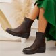 Damen Keilstiefeletten - brown