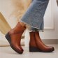 Damen Keilstiefeletten - camel