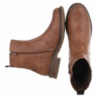Damen Klassische Stiefeletten - camel