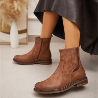 Damen Klassische Stiefeletten - camel