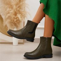 Damen Klassische Stiefeletten - dkgreen