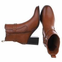 Damen Chelsea Boots - camel