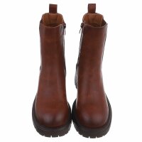 Damen Chelsea Boots - camel