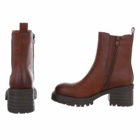 Damen Chelsea Boots - camel
