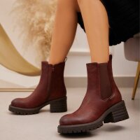 Damen Chelsea Boots - camel