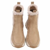 Damen Chelsea Boots - beige