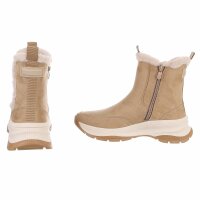 Damen Chelsea Boots - beige