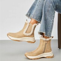 Damen Chelsea Boots - beige