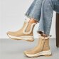 Damen Chelsea Boots - beige