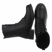 Damen Schnürstiefeletten - black