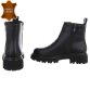 Damen Echtleder Klassische Stiefeletten - black