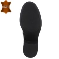 Damen Echtleder High-Heel Stiefeletten - black