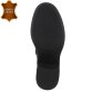 Damen Echtleder High-Heel Stiefeletten - black