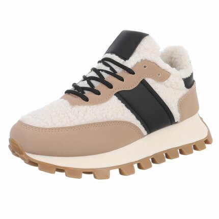 Damen Low-Sneakers - khaki