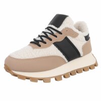 Damen Low-Sneakers - khaki