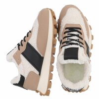 Damen Low-Sneakers - khaki