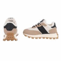 Damen Low-Sneakers - khaki