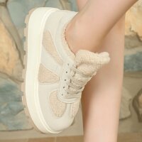 Damen Low-Sneakers - beige