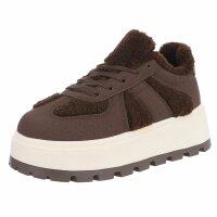 Damen Low-Sneakers - brown