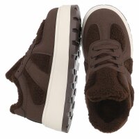 Damen Low-Sneakers - brown