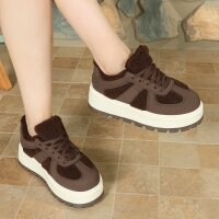 Damen Low-Sneakers - brown