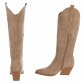 Damen Western- & Bikerboots - khakisuede